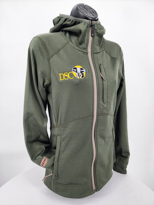 Women's Achieve Full Zip Grid Fleece Hoodie
